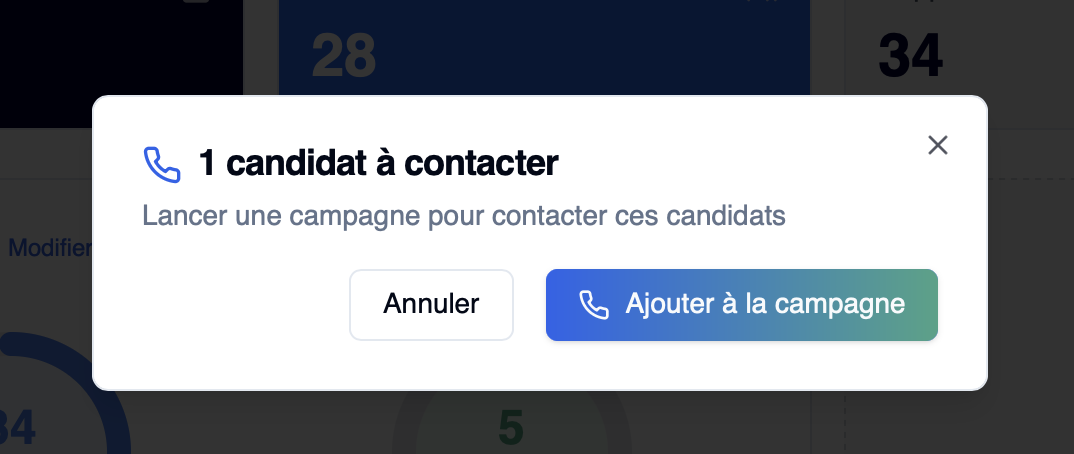 Ajouter à une campagne