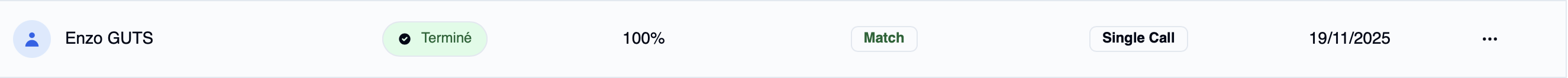 Exemple de rapport d'entretien Omogen