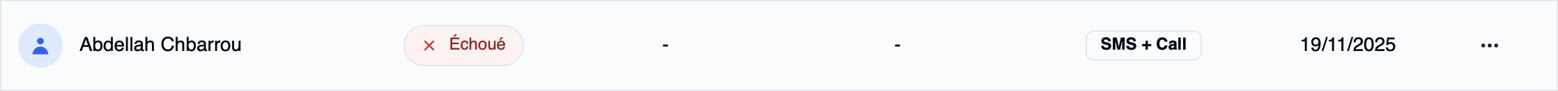 Exemple de rapport d'entretien Omogen