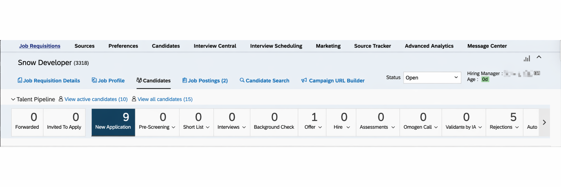 Vérification de la configuration Omogen dans SAP SuccessFactors